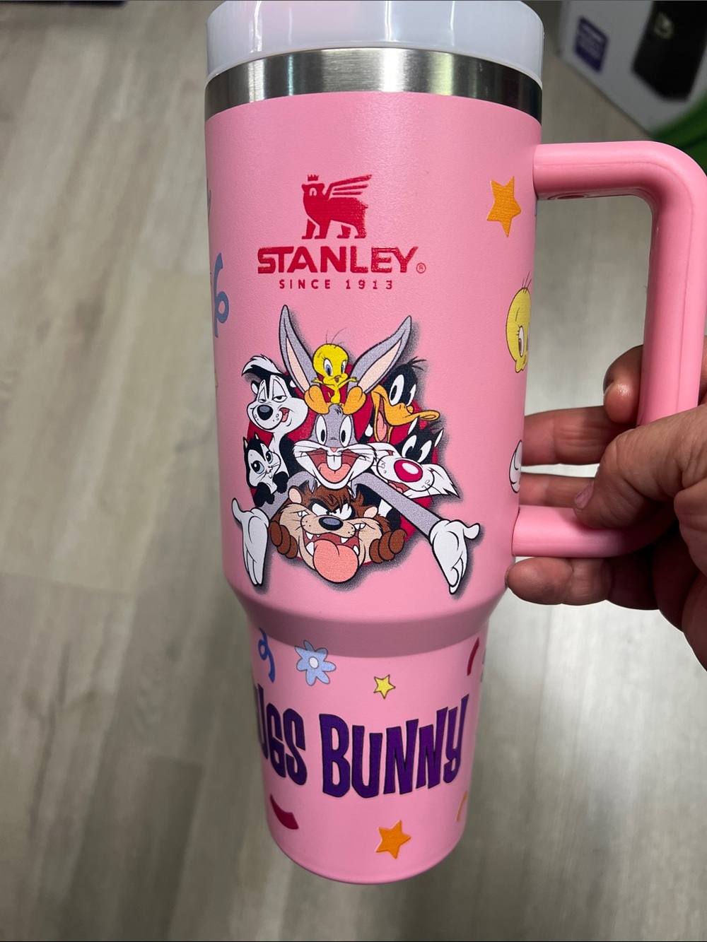 Stanley Pink Bugs Bunny Tumbler